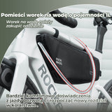 ROCKBROS Torba na Ramę Roweru 2,9L Wodoodporna i Odporna na Zużycie z Zamkiem Błyskawicznym