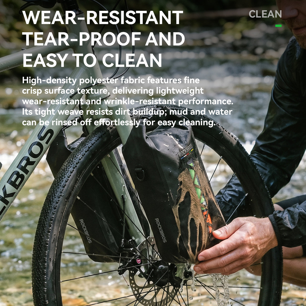ROAD TO SKY ROAD TO SKY 100% Wodoodporna Sakwa Rowerowa na Widelec 4L Torba na widelec przedni