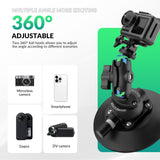 ROCKBROS ROCKBROS Uchwyt do Kamer Sportowych Samochodowy na Przyssawkę z Pompką i Stojak na Aparat Ruchową Akcesoria do Kamery Akcji Magic Arm do DJI OSMO, GoPro Hero 11/10/9/8 MAX, Nikon, Sony Uchwyty na licznik