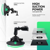 ROCKBROS ROCKBROS Uchwyt do Kamer Sportowych Samochodowy na Przyssawkę z Pompką i Stojak na Aparat Ruchową Akcesoria do Kamery Akcji Magic Arm do DJI OSMO, GoPro Hero 11/10/9/8 MAX, Nikon, Sony Uchwyty na licznik
