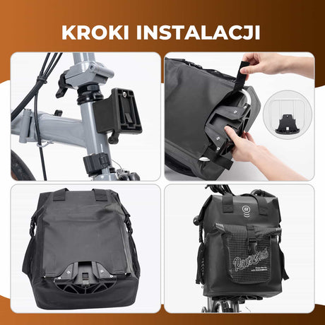 ROCKBROS Wielofunkcyjna Torba na Kierownicę Rowerową 18L - AS-158 Torby na kierownicę