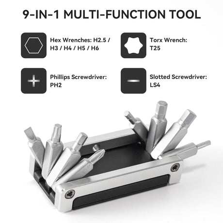 ROCKBROS Wielofunkcyjny Multitool Rowerowy - TG-8603 Narzędzia do naprawy roweru