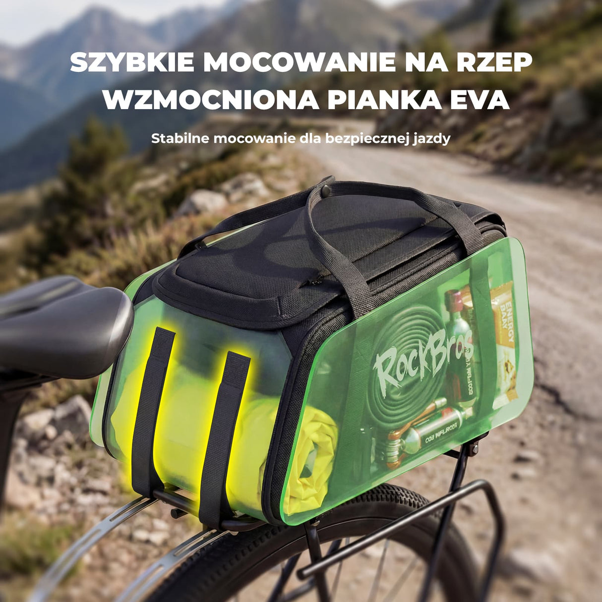 Wszechstronna Torby na Bagażnik 3w1 10,5L - A41