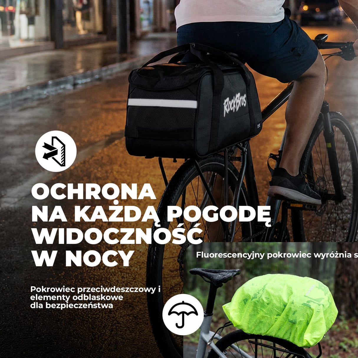 Wszechstronna Torby na Bagażnik 3w1 10,5L - A41