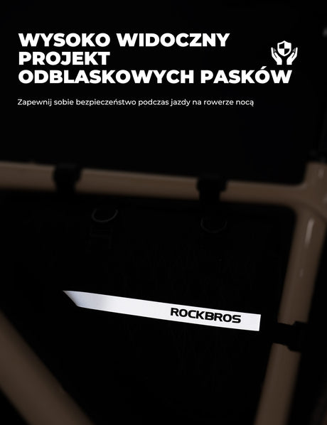 ROCKBROS Zestaw Toreb na Rurę Górną 2 w 1 Możliwość Demontażu i Łatwy Montaż
