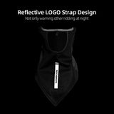 ROCKBROS Zimowa Półkominiarka Wiatroodporna i Oddychająca, z Filtrem i Osłoną Uszu, Odblaskowa, Unisex Osłony twarzy