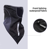 ROCKBROS Zimowa Półkominiarka Wiatroodporna i Oddychająca, z Filtrem i Osłoną Uszu, Odblaskowa, Unisex Osłony twarzy