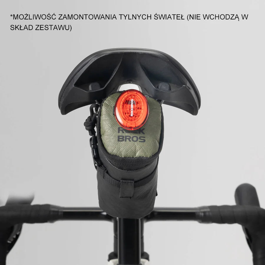 ROCKBROS Ekologiczna Torby Podsiodłowe Wodoodporna Kompaktowa z 0,2L-DB006 Torby podsiodłowe