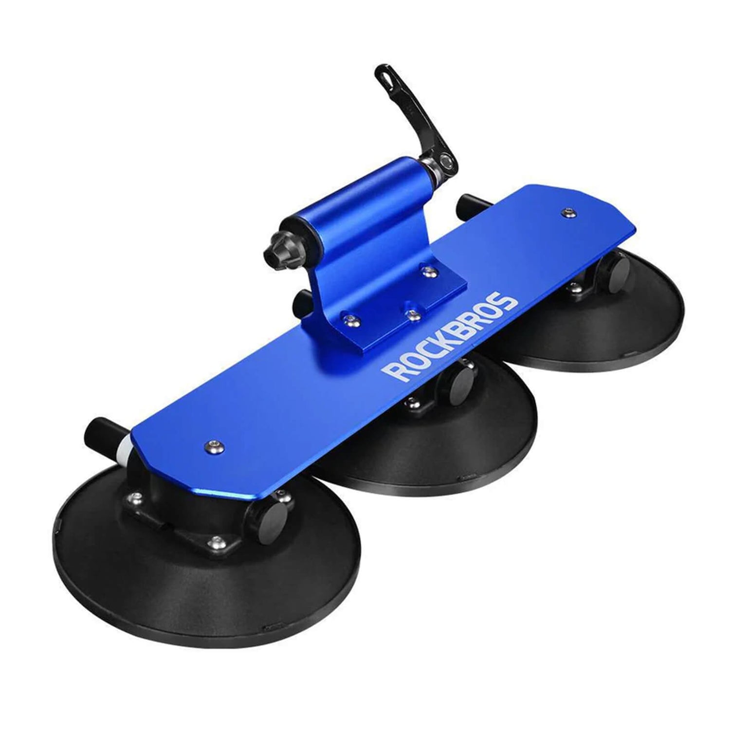 ROCKBROS Bagażnik Rowerowy z Przyssawkami Dachowy Szybki Montaż-Niebieski