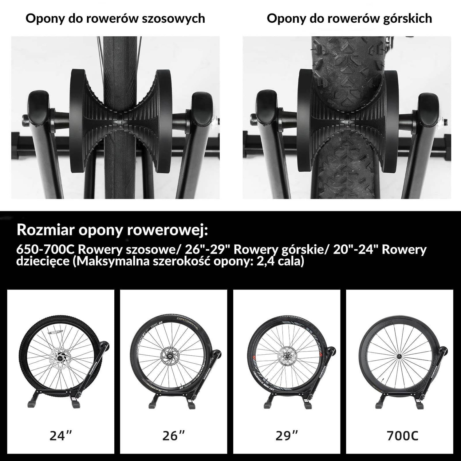 ROCKBROS Jednobiegunowy Dwubiegunowy Stojak na Rower Rama - HS-026A Stojaki rowerowe