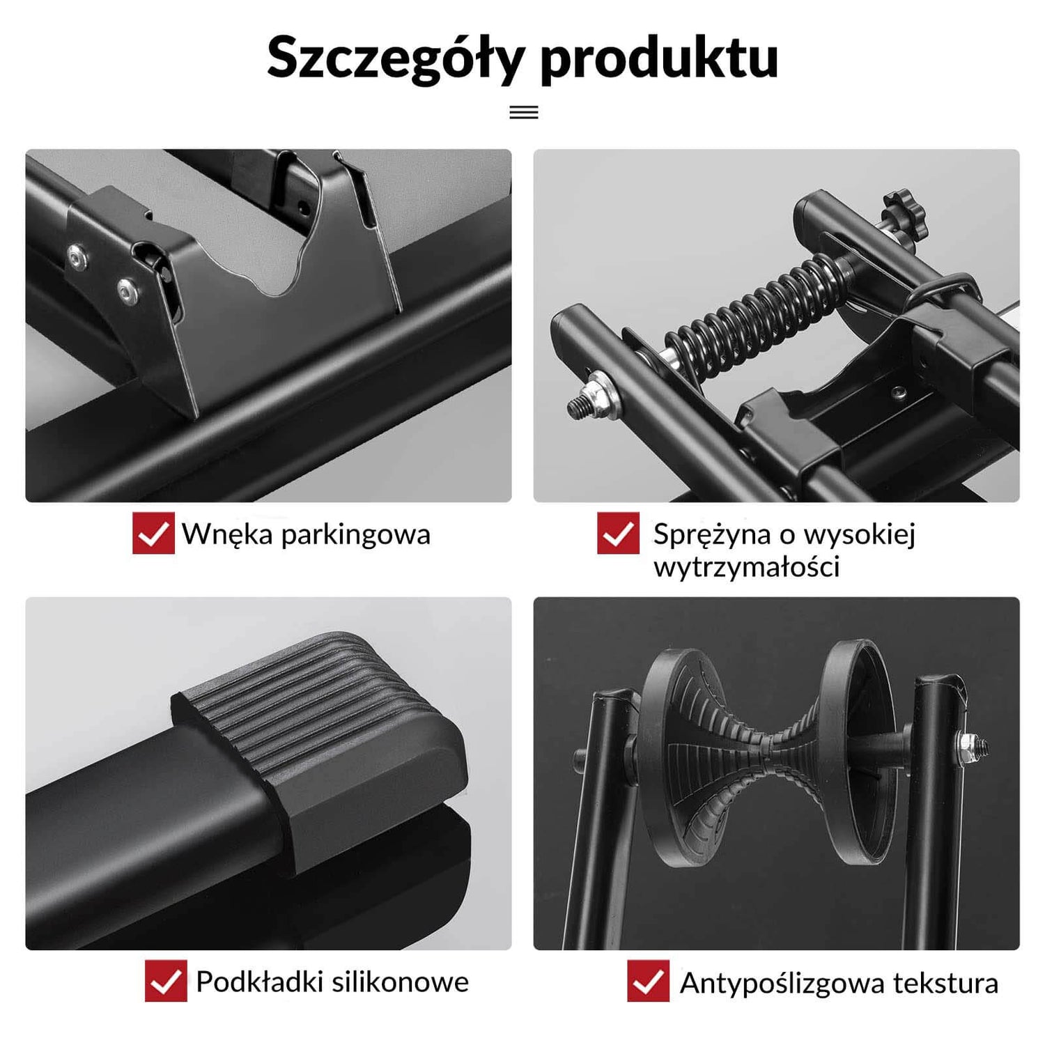 ROCKBROS Jednobiegunowy Dwubiegunowy Stojak na Rower Rama - HS-026A Stojaki rowerowe
