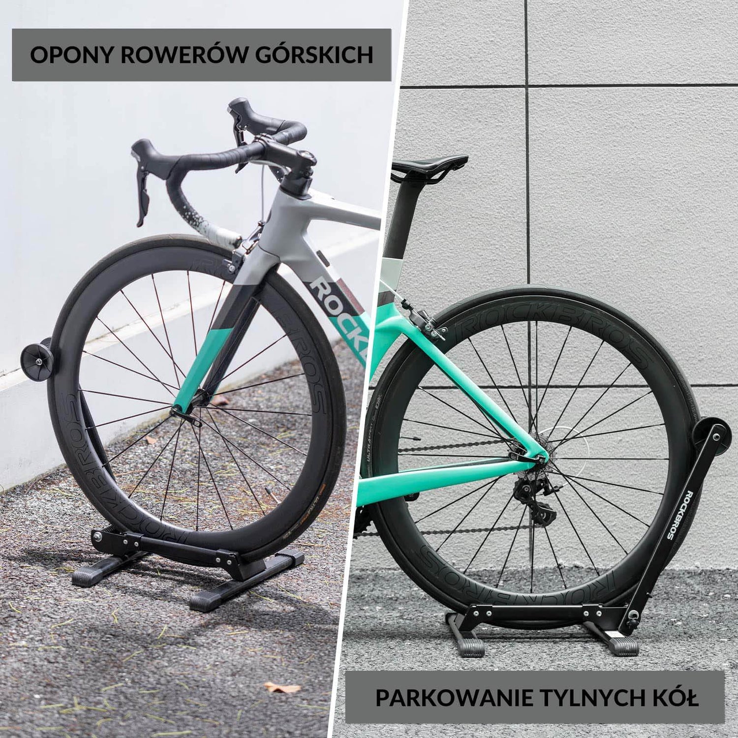 ROCKBROS Jednobiegunowy Dwubiegunowy Stojak na Rower Rama - HS-026A Stojaki rowerowe