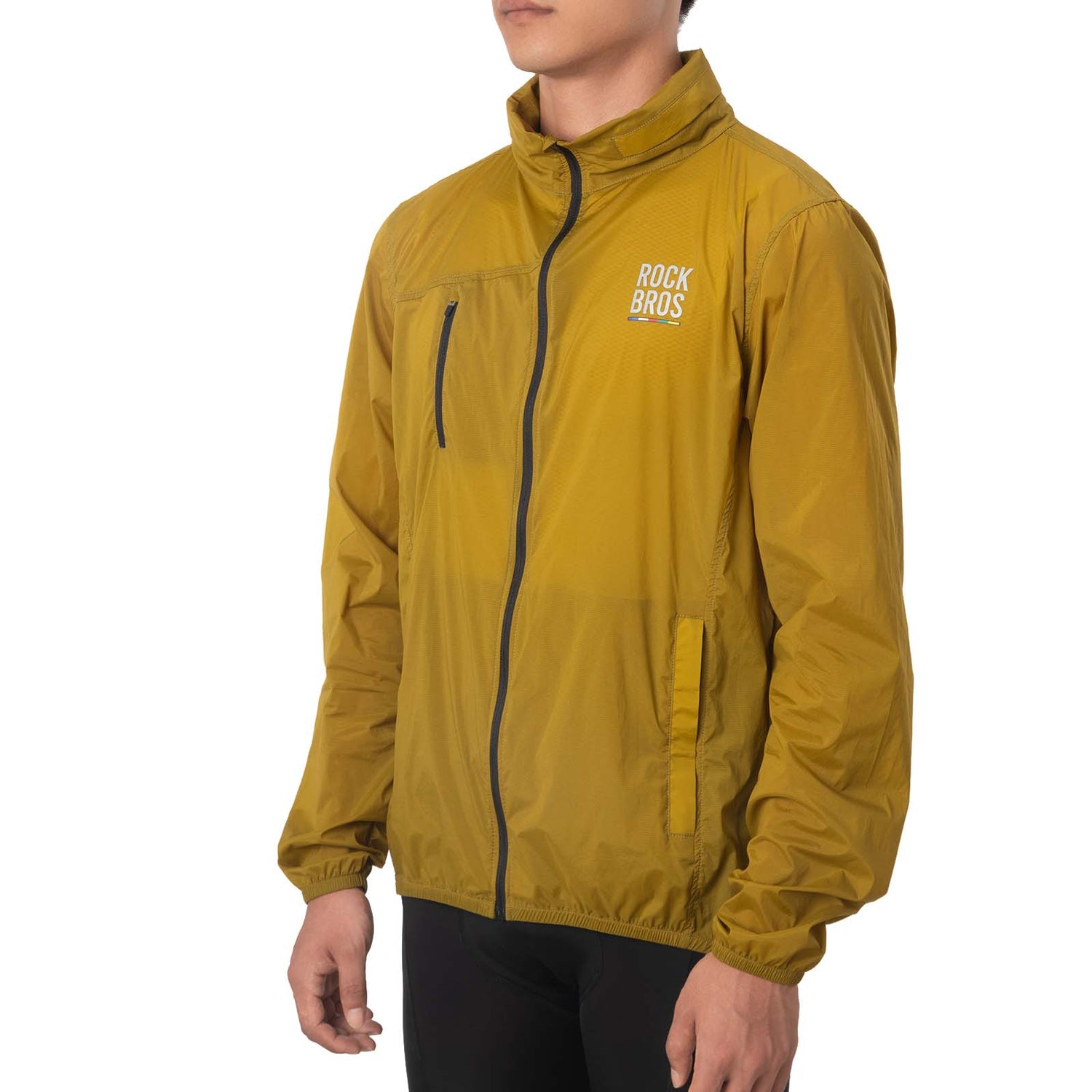 ROCKBROS Road-to-Sky kurtka rowerowa męska damska odzież rowerowa kurtka przeciwwiatrowa na rower długi rękaw do jazdy na rowerze, biegania, wędrówek, kolarstwa szosowego, MTB
