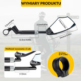 ROCKBROS Lusterko Rowerowe 360° Składane Regulowane na Kierownice 20-23mm Lewe