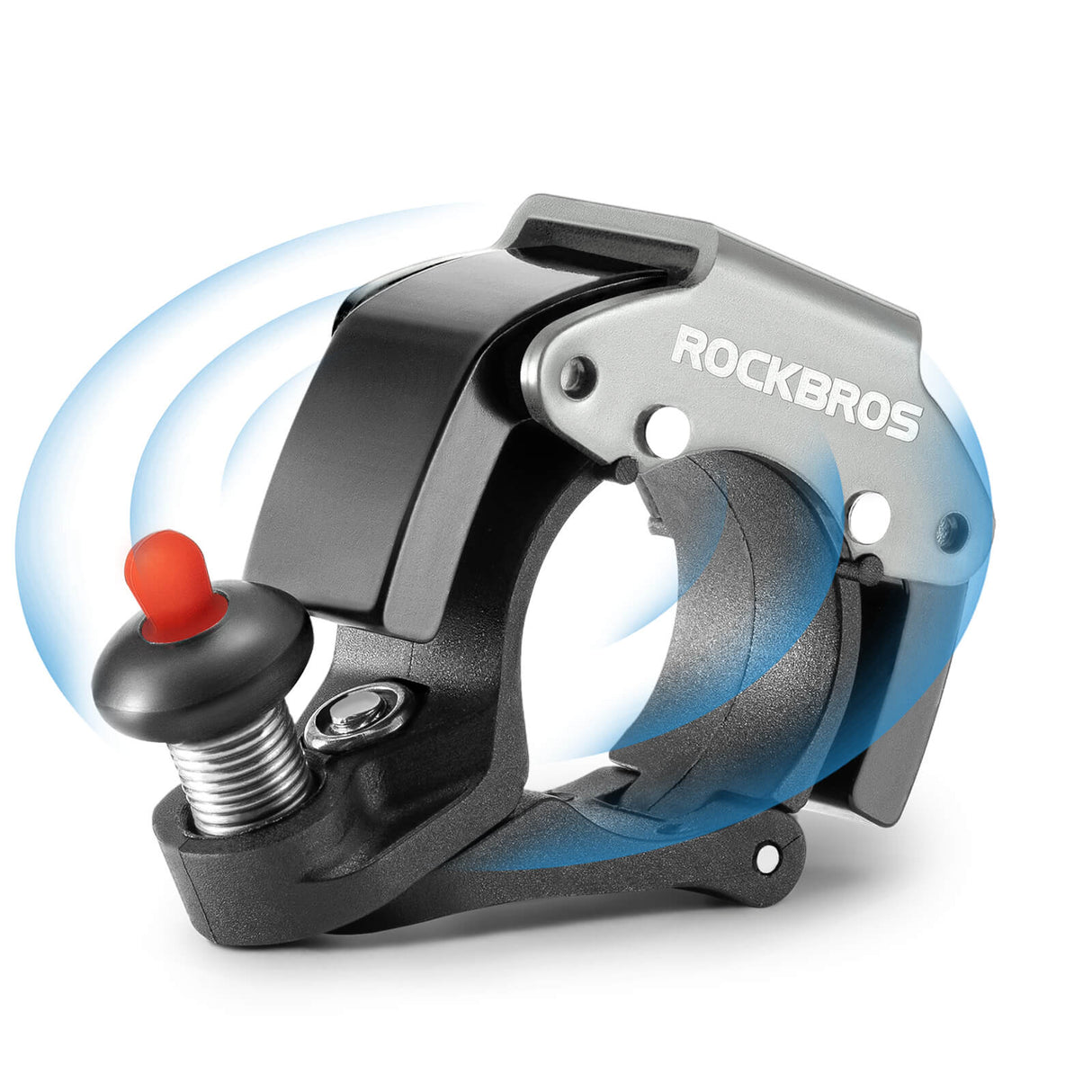 ROCKBROS Mini Dzwonek Rowerowy na Kierownicę 22,2mm Stop Aluminium Głośny 100db