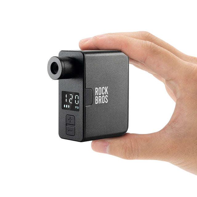 ROCKBROS Mini Elektryczna Pompka Rowerowa 100-120 PSI Przenośna Schrader & Presta