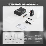 ROCKBROS Mini Elektryczna Pompka Rowerowa 100-120 PSI Przenośna Schrader & Presta