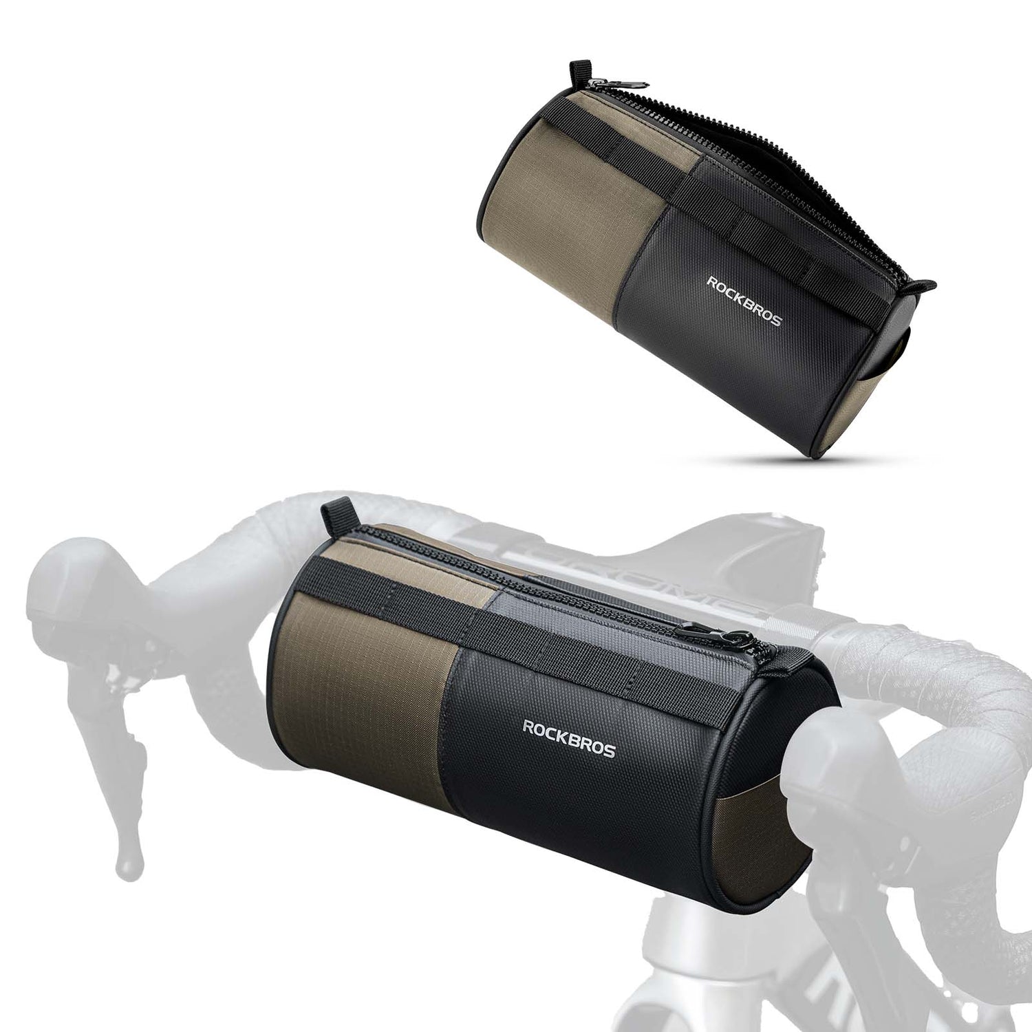 ROCKBROS Odblaskowa Torba na Kierownicę z Paskiem 1,7 L Torby na kierownicę