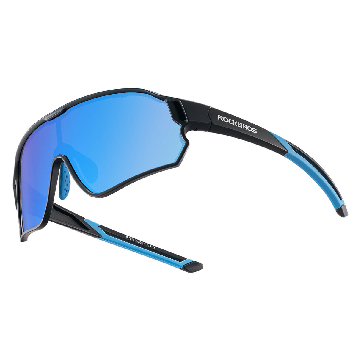 ROCKBROS Okulary Rowerowe Dziecięce Polaryzacyjne Ochrona UV400-Czarny