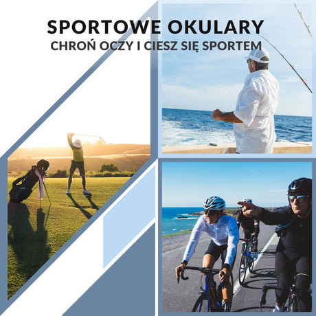 ROCKBROS Okulary Rowerowe Fotochromowe UV400 Unisex Różowy/Niebieski/Przezroczysty-Różowy
