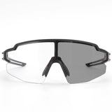 ROCKBROS Okulary Rowerowe UV400 Fotochromowe Przeciwsłoneczne Wiatroszczelne Czarny