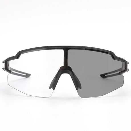 ROCKBROS Okulary Rowerowe UV400 Fotochromowe Przeciwsłoneczne Wiatroszczelne Czarny