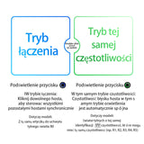  ROCKBROS R0 Inteligentne światło tylne z czujnikiem hamulców i uchwytem w formie zaślpeki kierownicy, wodoodporna, automatyczna synchronizacja