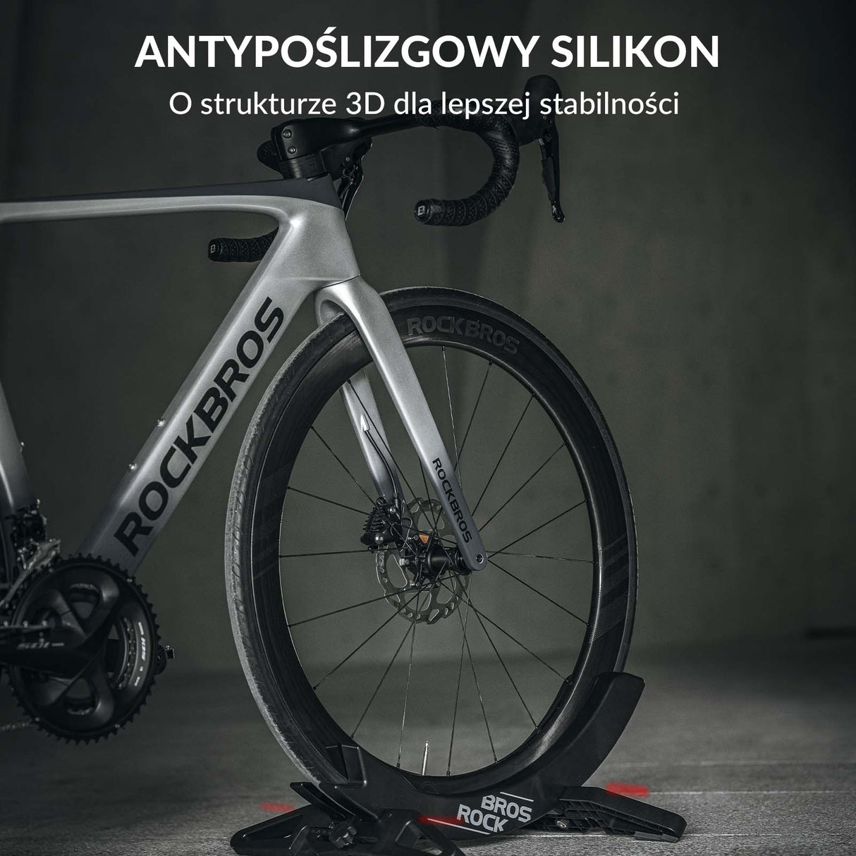 ROCKBROS Regulowany Stojak Podłogowy na Rowery 26-80 mm do MTB i Szosowych