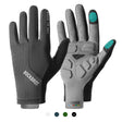 ROCKBROS Rękawiczki Rowerowe Pełne Palce Dotykowe Oddychające Unisex Lato RękawiczkiCzarny M