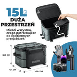 ROCKBROS Składana Torba Rowerowa 15–30L na Tylny Bagażnik z Przegrodami