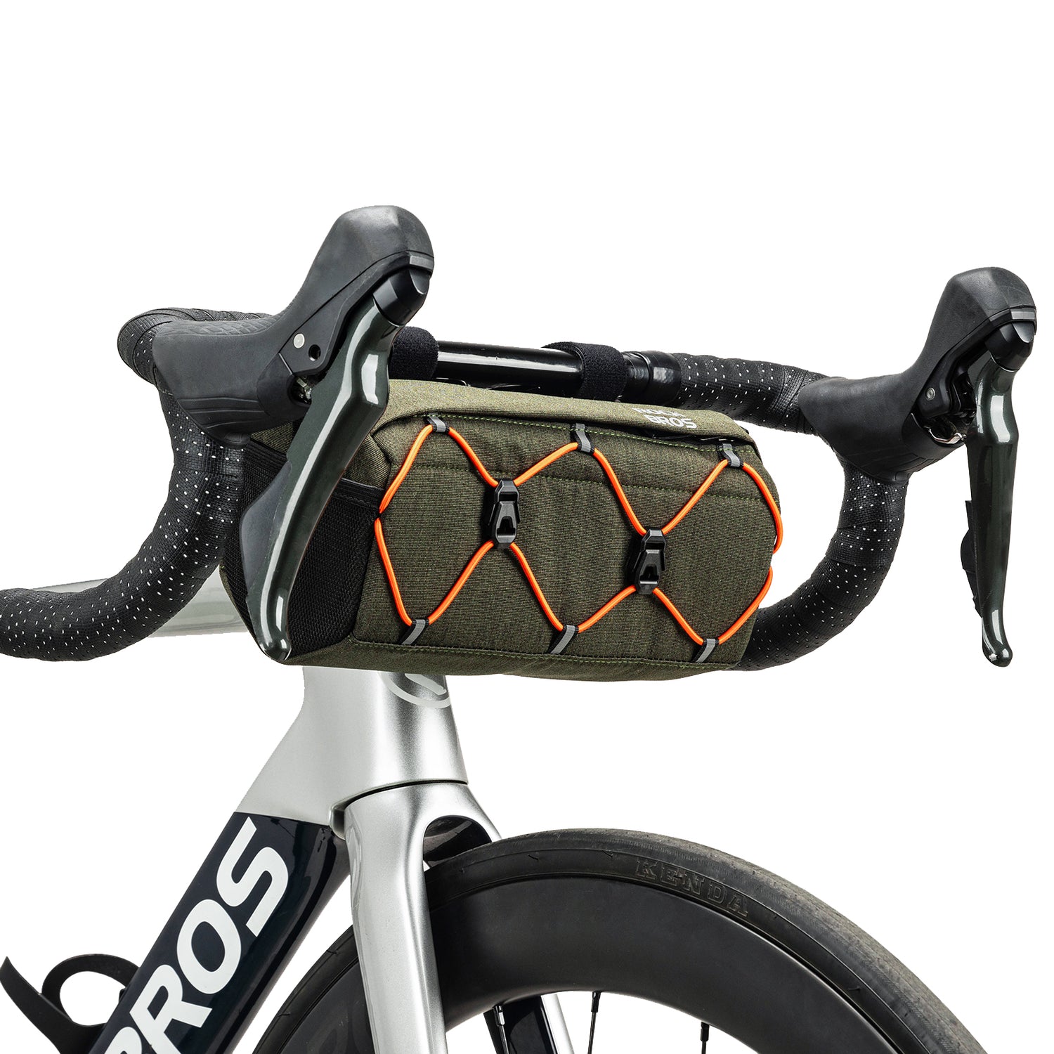 ROCKBROS Torba rowerowa Przednia Sześciokątna -W012 Torby na kierownicęzielonym z czarnym