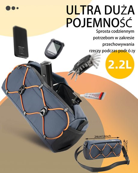 ROCKBROS Torba Rowerowa na Kierownicę i Ramię