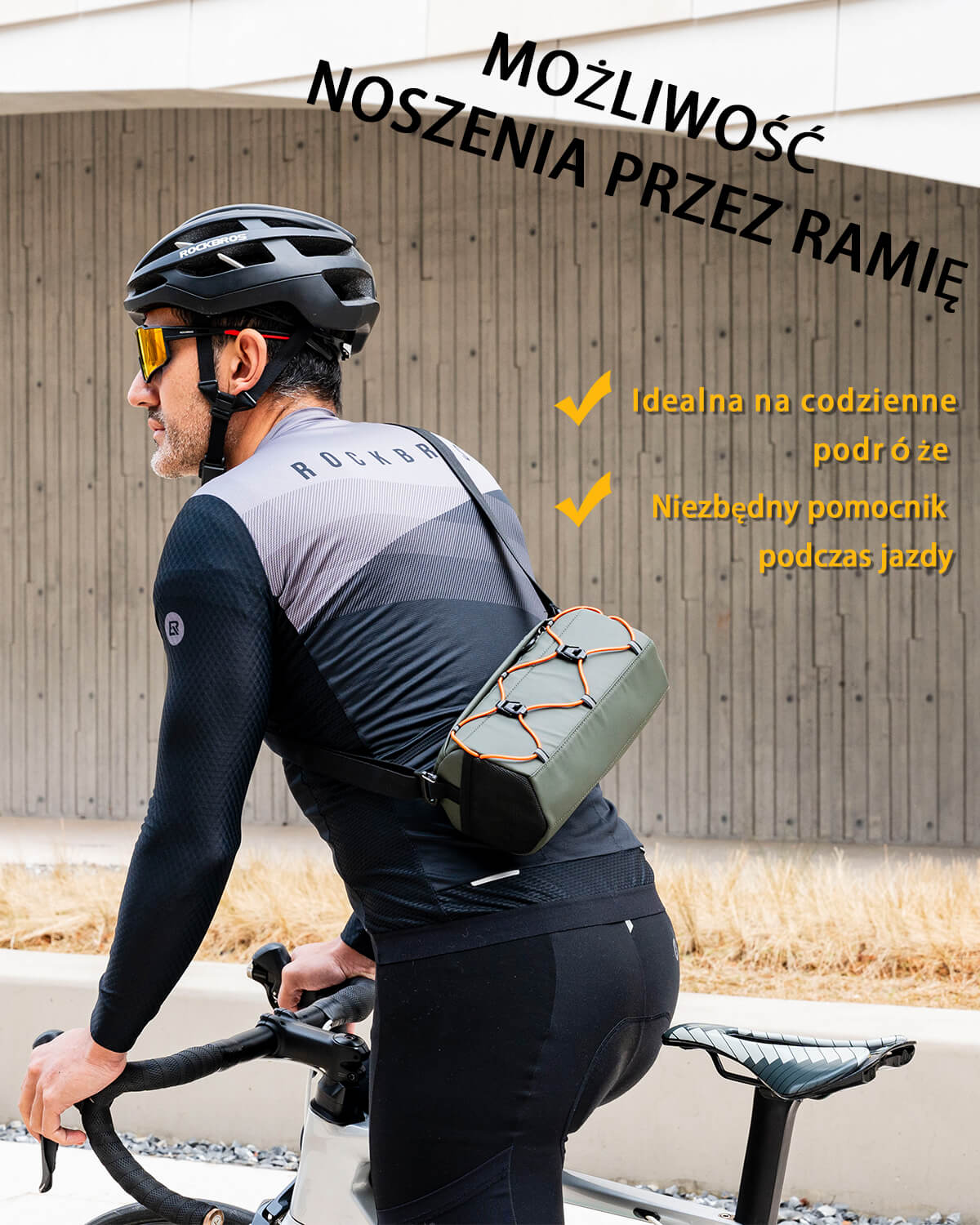 ROCKBROS Torba rowerowa Przednia Sześciokątna -W012 Torby na kierownicę