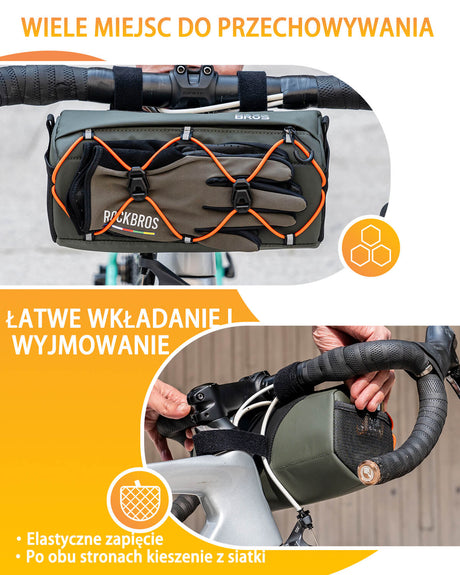 ROCKBROS Torba Rowerowa na Kierownicę i Ramię