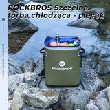 ROCKBROS Torba Wodoodporna Chłodziarka 48h Torba Chłodząca Piknikowa Izolowana Chłodnica Torba na Zewnątrz Torba na Obiad na Świeżym Powietrzu Kemping Wędkowanie Piknik Podróż 20L