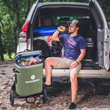 ROCKBROS Torba Wodoodporna Chłodziarka 48h Torba Chłodząca Piknikowa Izolowana Chłodnica Torba na Zewnątrz Torba na Obiad na Świeżym Powietrzu Kemping Wędkowanie Piknik Podróż 20L