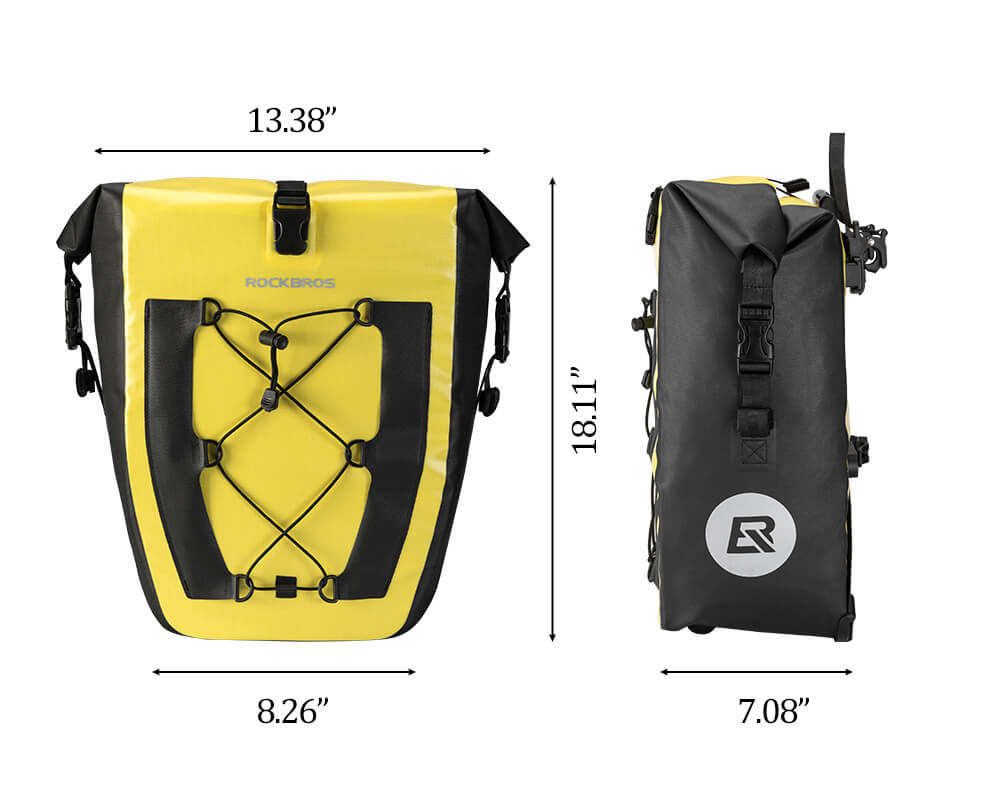 ROCKBROS Torba na Bagażnik Wodoodporna Przenośna Duża Pojemność Torby na bagażnik