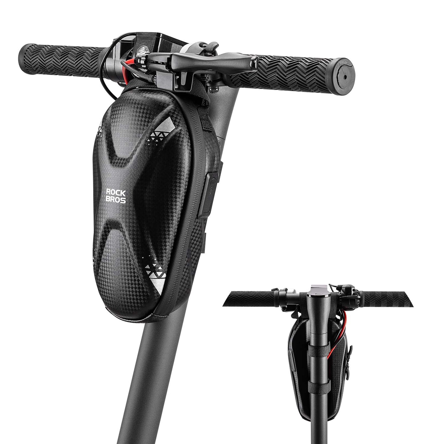 ROCKBROS Torba na Kierownicę Wodoodporna Torba na Hulajnogę 1.3L Torby na kierownicę