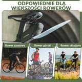 ROCKBROS Torba na Siodełko Rowerowe Torba Podsiodłowa z Przezroczystymi Błotnikami z PVC Torba Tylne do Rowerów Górskich i Szosowych