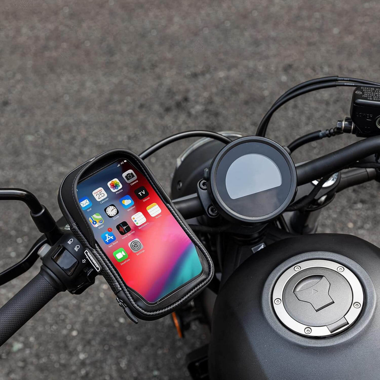 ROCKBROS Wodoodporna Torba na Telefon na Górną Ramę Roweru 6,7" Obrót 360°