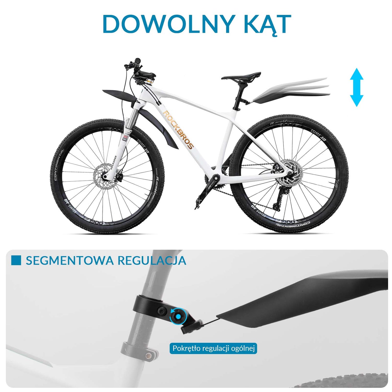 spritzschutz fahrrad 24 zoll ROCKBROS 24-28" Fahrrad-Schutzblechset mit Spritzschutz – ROCKBROS-PL