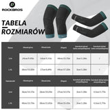 ROCKBROS Zimowe Ocieplacze na Ręce i Nogi Termiczne Antypoślizgowe Unisex S-3XL-Czarny-zielony- krótki
