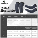 ROCKBROS Zimowe Ocieplacze na Ręce i Nogi Termiczne Antypoślizgowe Unisex S-3XL-Niebieski-czarny- krótki