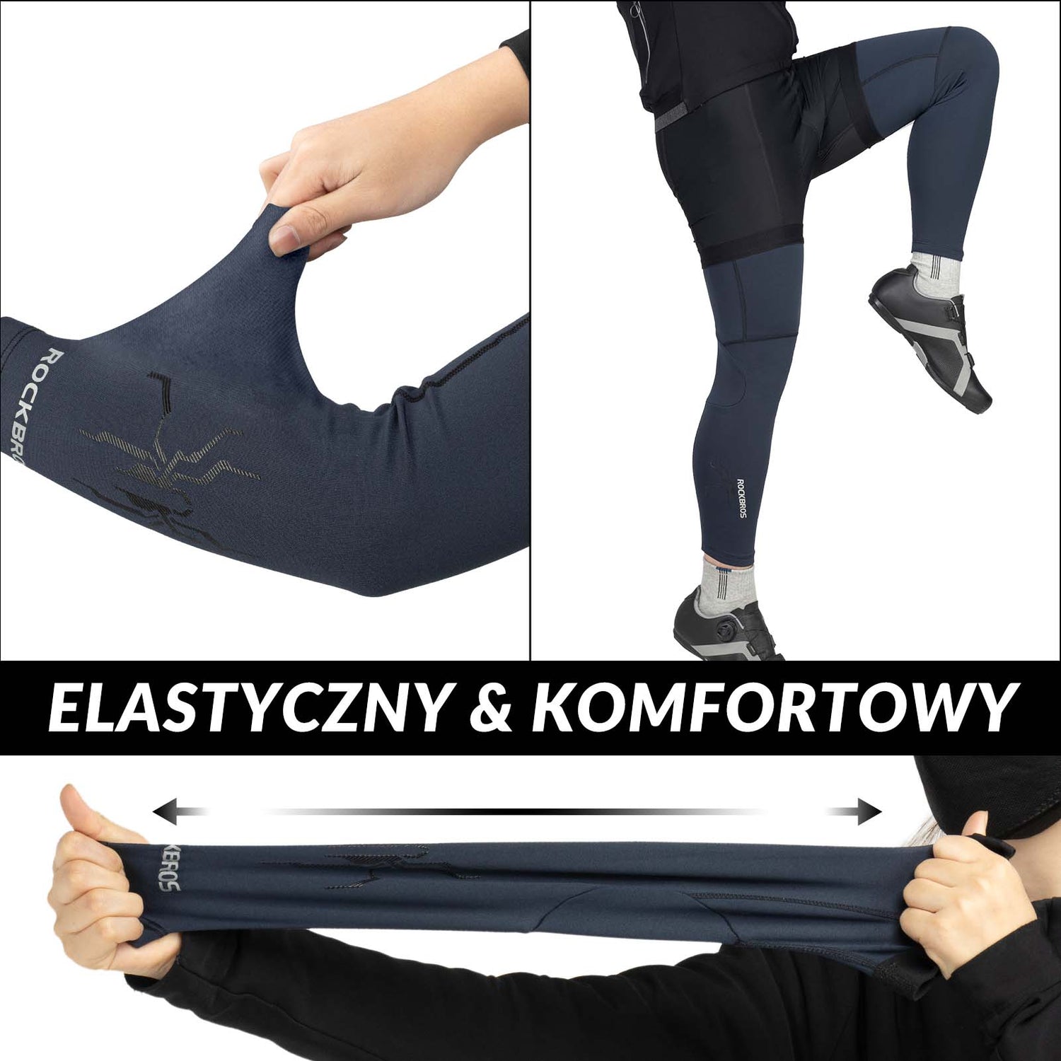 ROCKBROS Ocieplacze na Ręce i Nogi S-2XL Rękawy