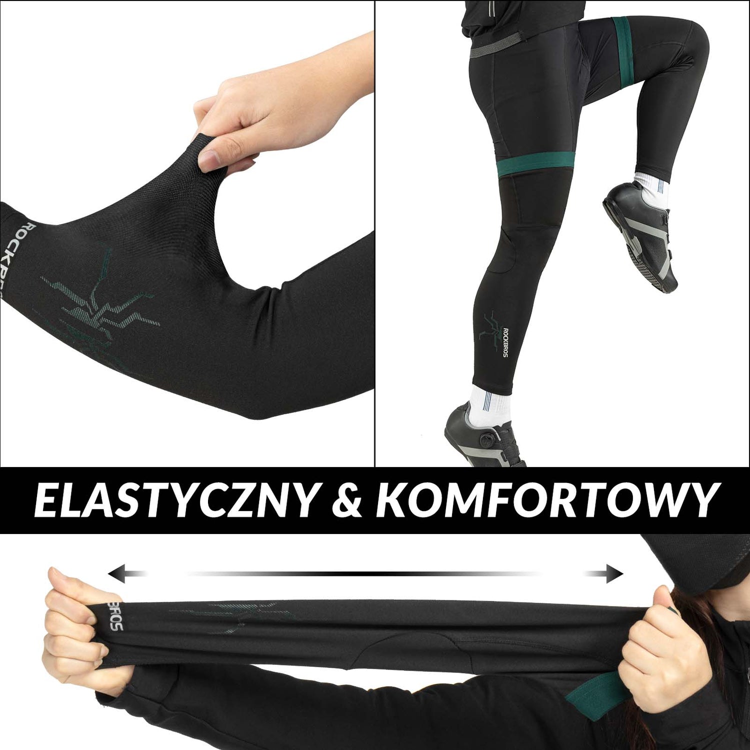 ROCKBROS Ocieplacze na Ręce i Nogi S-2XL Rękawy