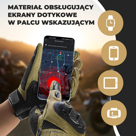 Rękawice Rowerowe z Pełnymi Palcami -MT027