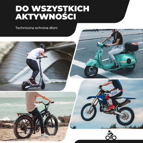 Rękawiczki Rowerowe z Ekranem Dotykowym Zimowe-MT028