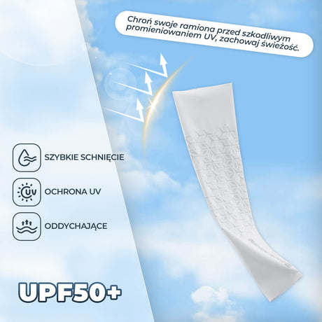 Rękawy Rowerowe 4D Chłodzące Ramiona UPF 50+
