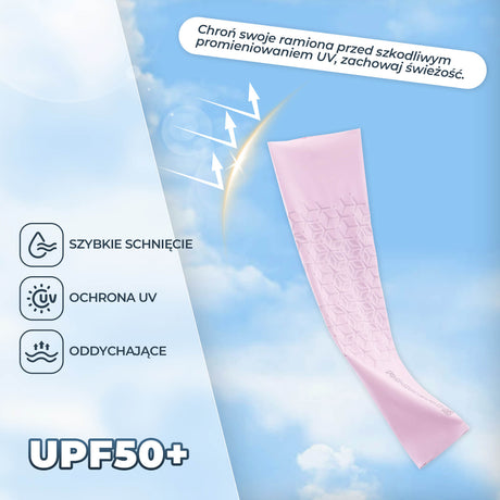 Rękawy Rowerowe 4D Chłodzące Ramiona UPF 50+