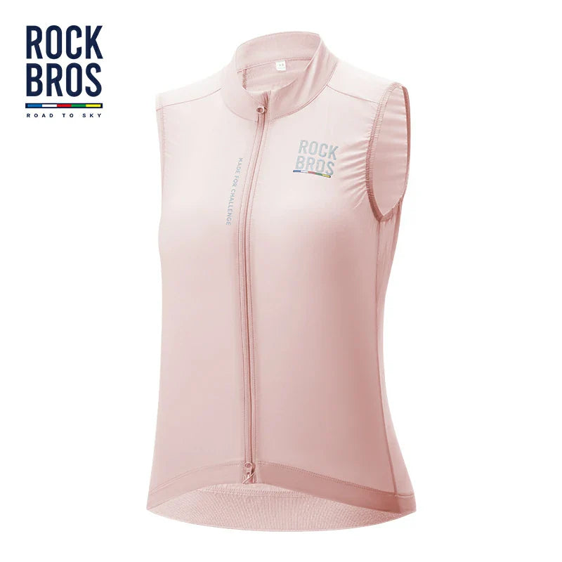 ROAD TO SKY ROAD TO SKY Ultralekka Kamizelka Damska FahrradjackeRóżowy Asian-size-xs=EU-size-xxs